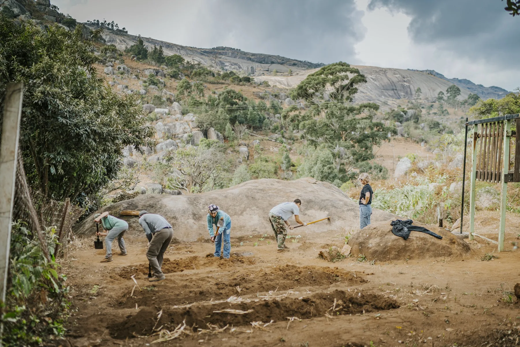 Digging in the earth together